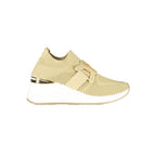 Laura Biagiotti Beige Polyurethane Women Sneaker Laura Biagiotti