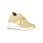 Laura Biagiotti Beige Polyurethane Women Sneaker Laura Biagiotti