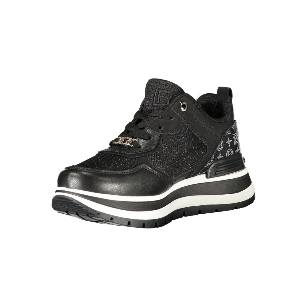 Laura Biagiotti Black Polyester Women Sneaker Laura Biagiotti