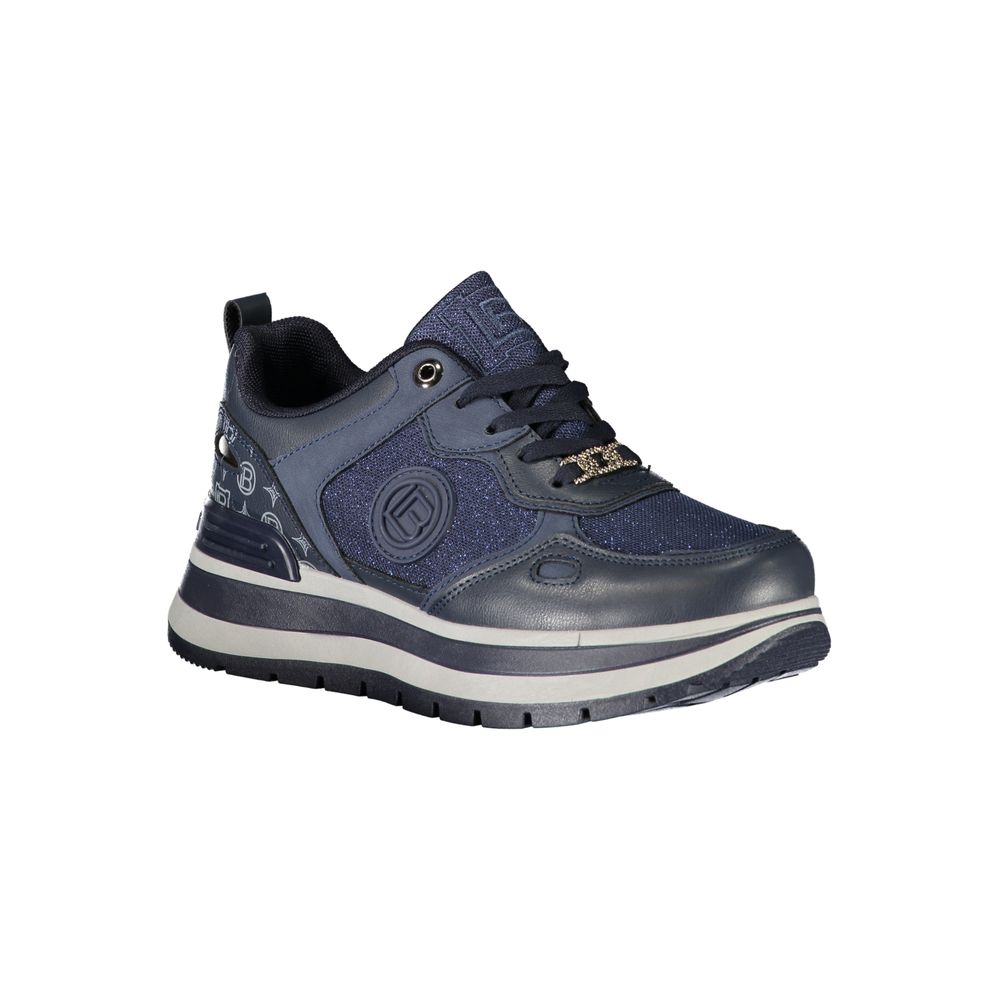 Laura Biagiotti Blue Polyester Women Sneaker Laura Biagiotti