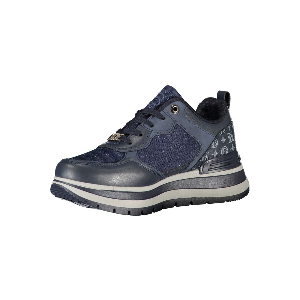 Laura Biagiotti Blue Polyester Women Sneaker Laura Biagiotti