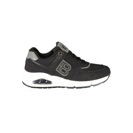 Laura Biagiotti Black Polyurethane Women Sneaker Laura Biagiotti