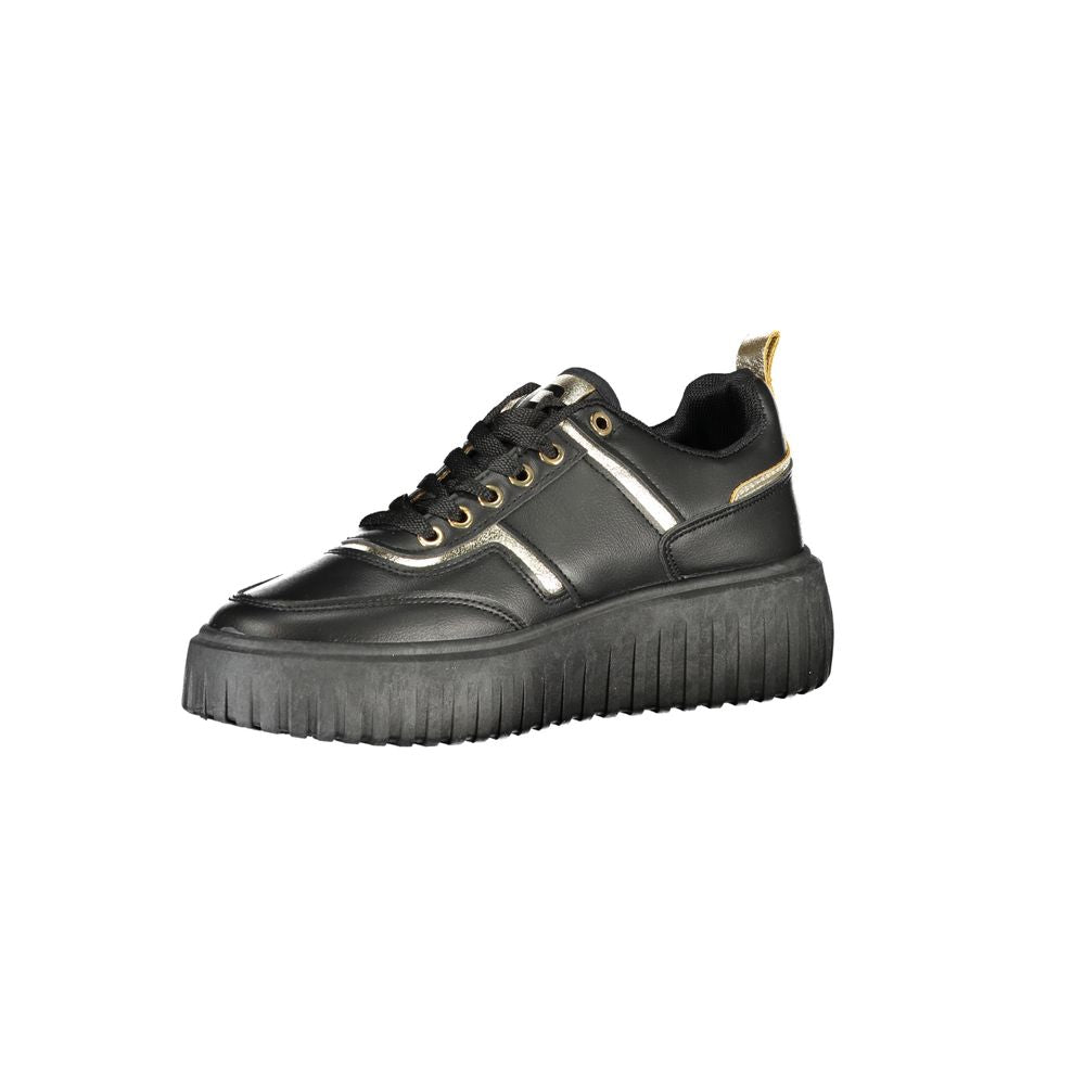 Laura Biagiotti Black Polyester Women Sneaker Laura Biagiotti