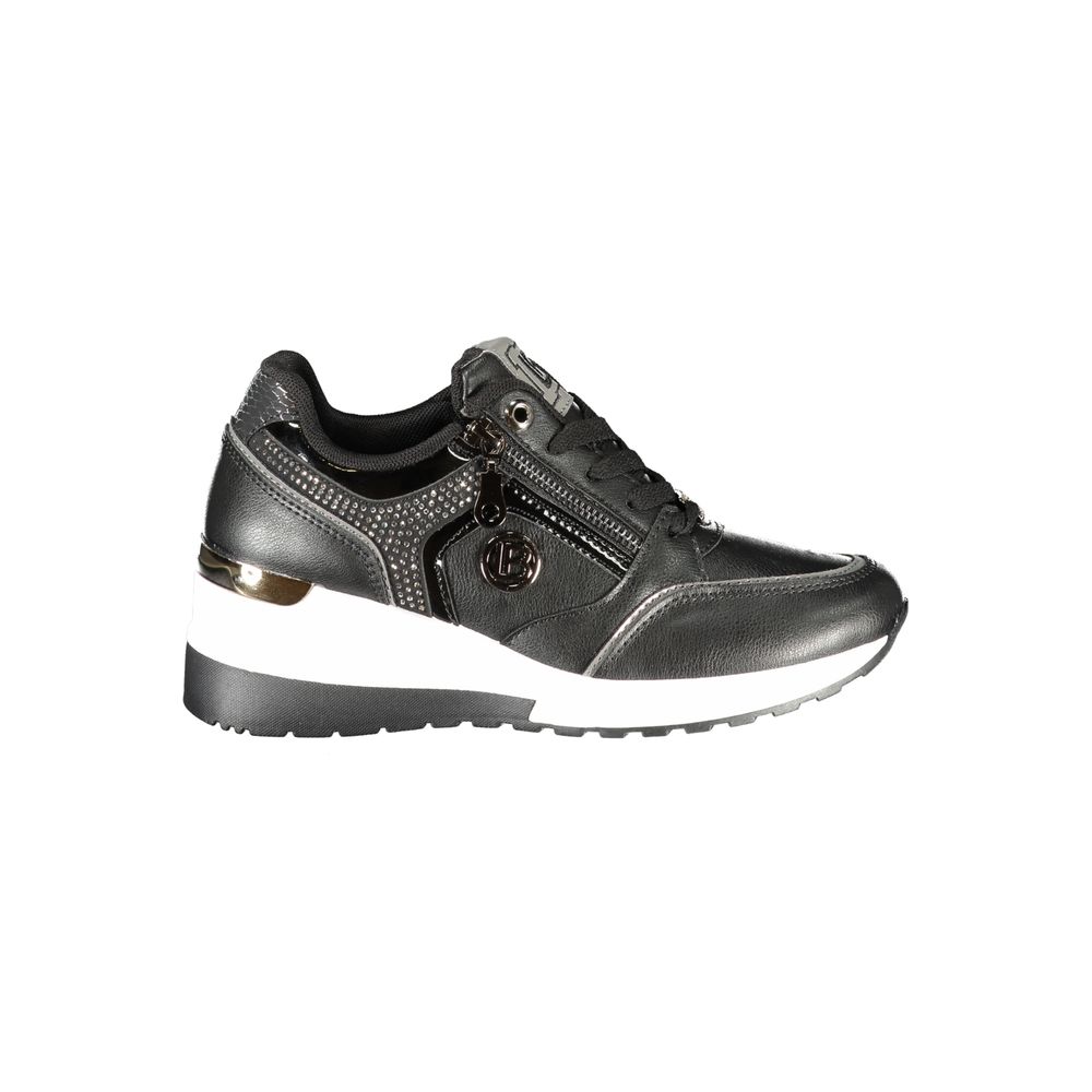 Laura Biagiotti Black Polyester Women Sneaker Laura Biagiotti