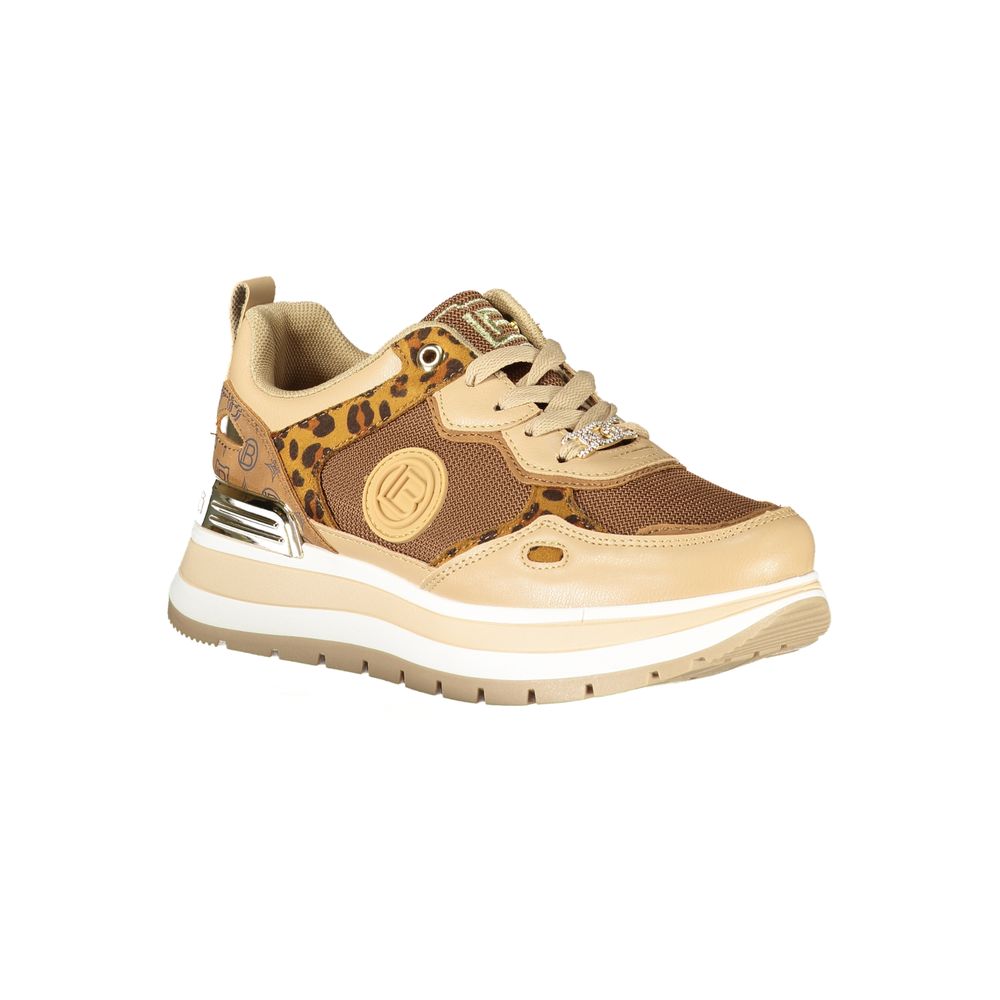 Laura Biagiotti Marrone Polyurethane Women Sneaker Laura Biagiotti