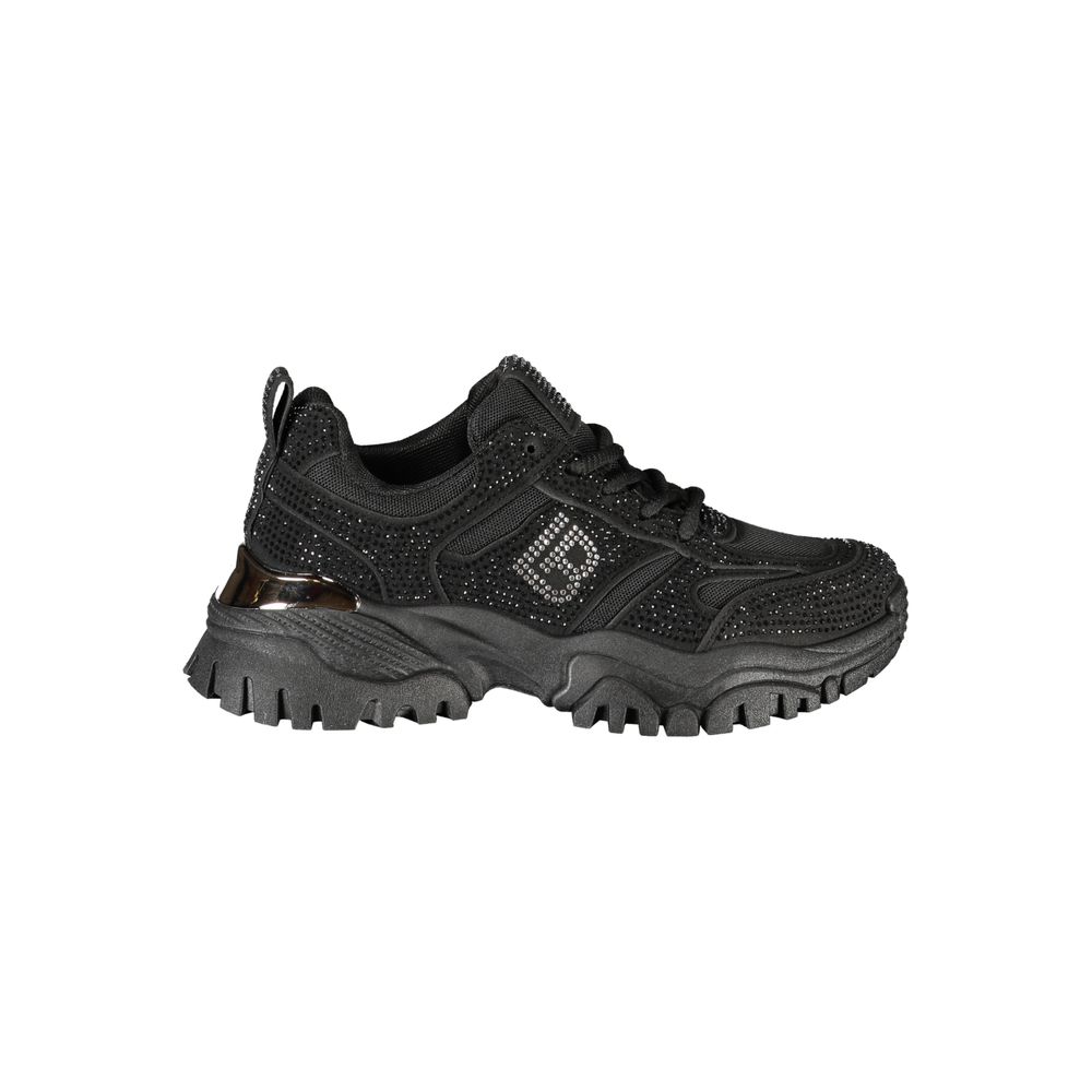 Laura Biagiotti Black Polyurethane Women Sneaker Laura Biagiotti