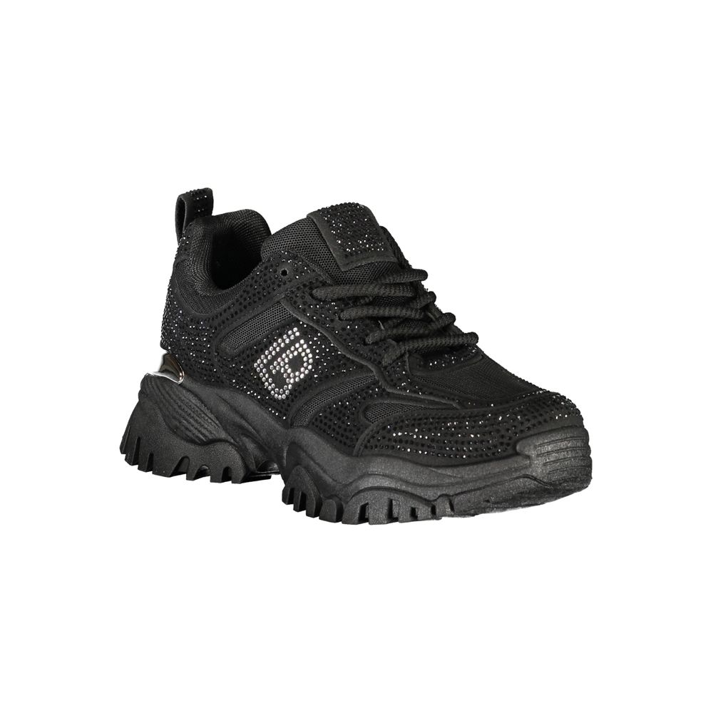 Laura Biagiotti Black Polyurethane Women Sneaker Laura Biagiotti