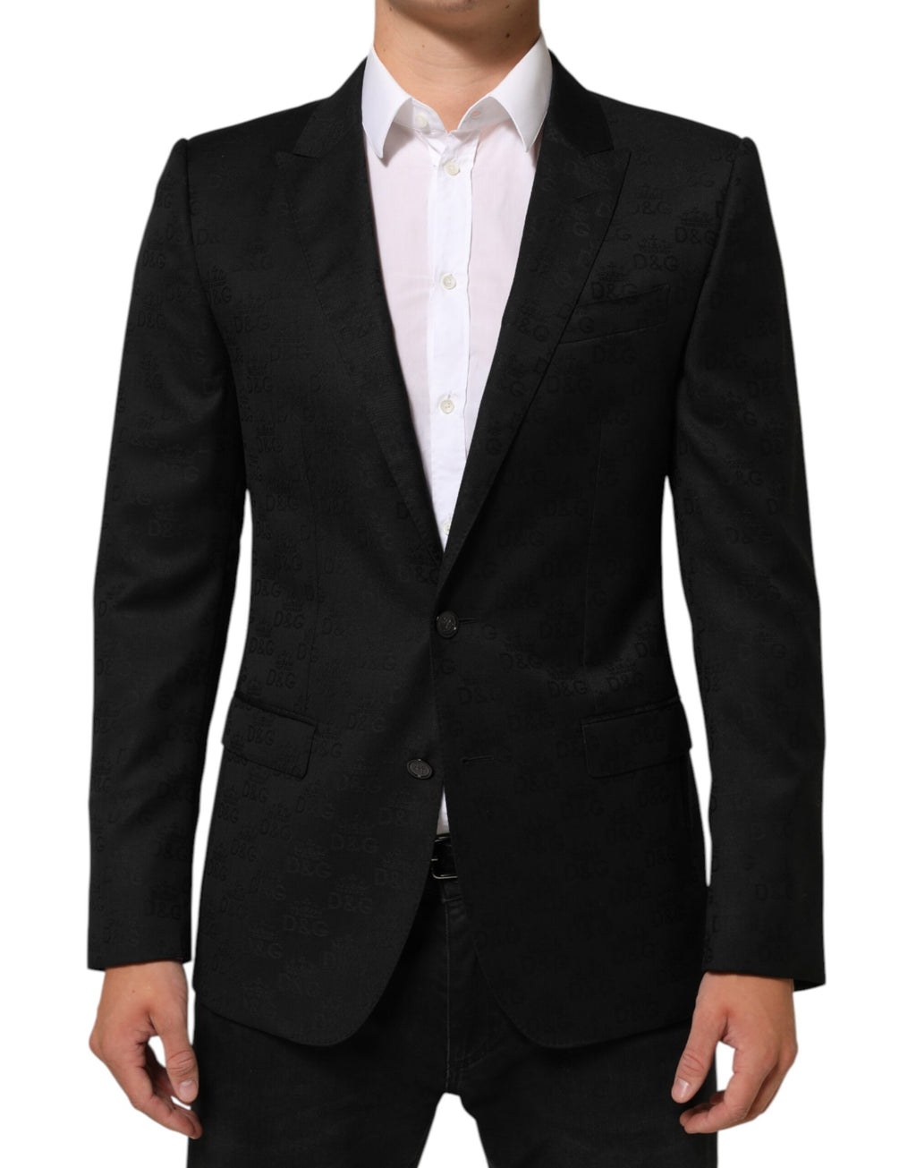 Dolce & Gabbana Black MARTINI 2 Buttons Suit Jacket Blazer - Eljoys Fashion 