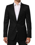 Dolce & Gabbana Black MARTINI 2 Buttons Suit Jacket Blazer - Eljoys Fashion 