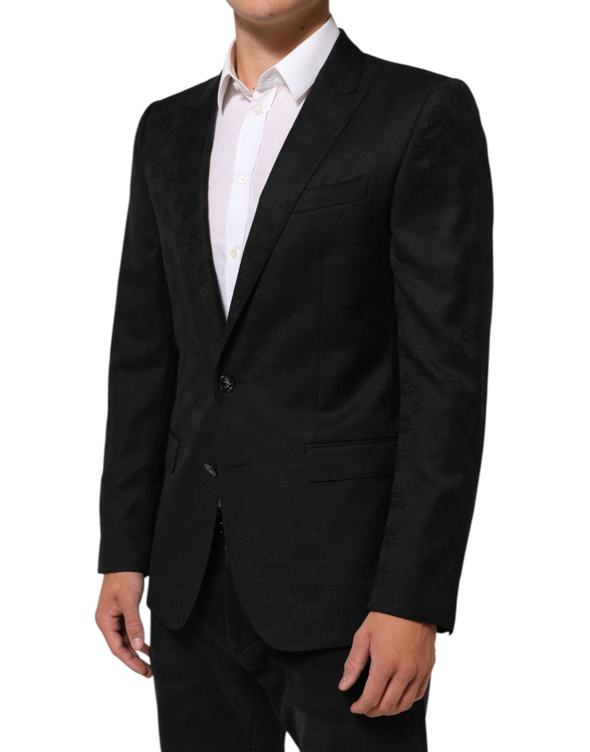 Dolce & Gabbana Black MARTINI 2 Buttons Suit Jacket Blazer - Eljoys Fashion 