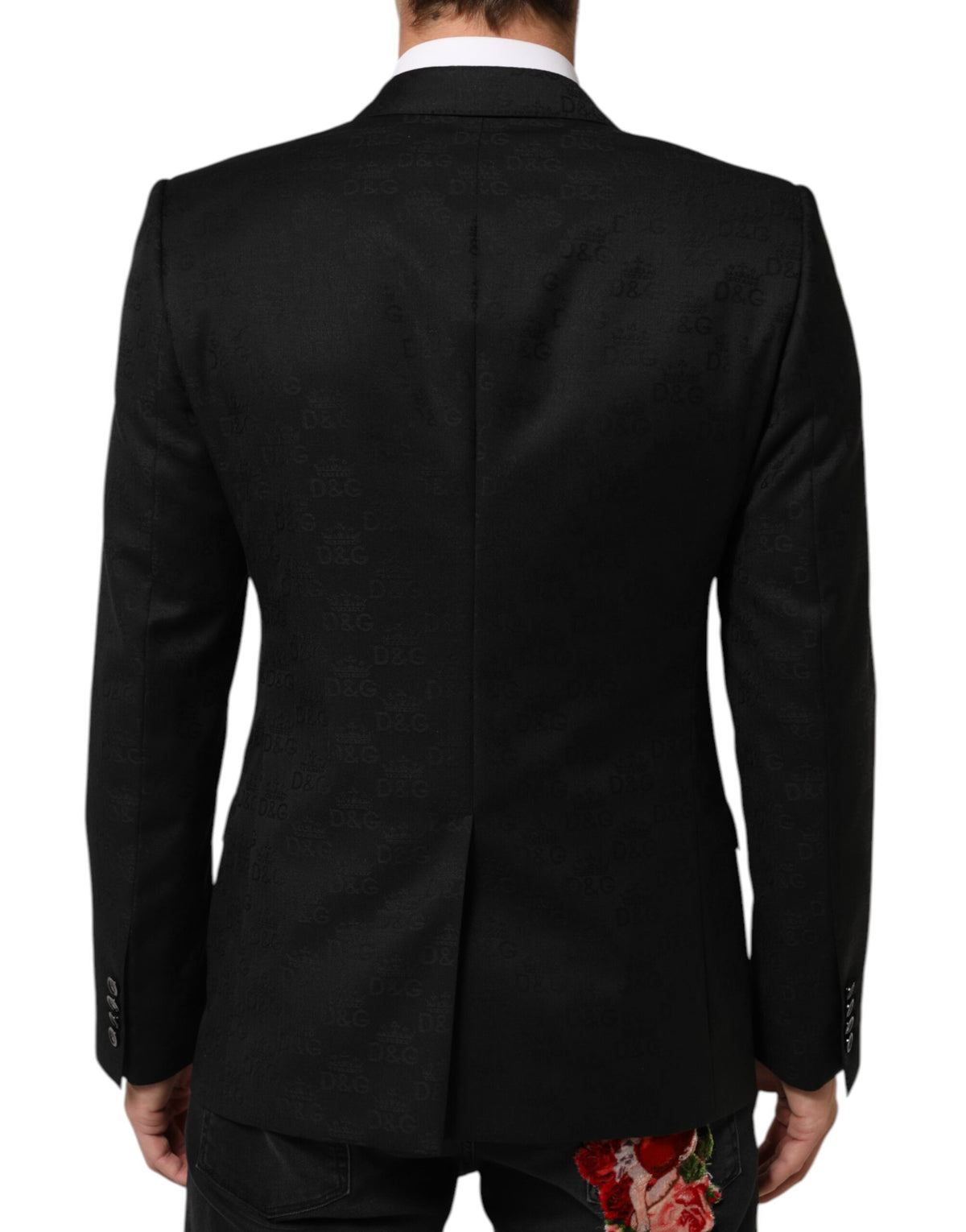 Dolce & Gabbana Black MARTINI 2 Buttons Suit Jacket Blazer - Eljoys Fashion 