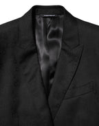 Dolce & Gabbana Black MARTINI 2 Buttons Suit Jacket Blazer - Eljoys Fashion 