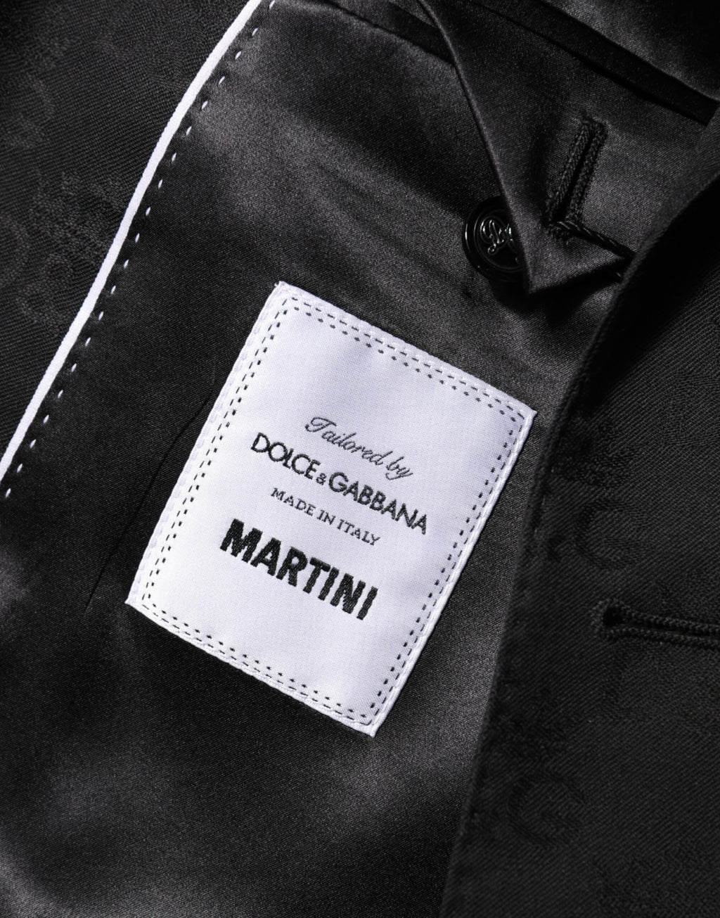 Dolce & Gabbana Black MARTINI 2 Buttons Suit Jacket Blazer - Eljoys Fashion 