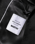 Dolce & Gabbana Black MARTINI 2 Buttons Suit Jacket Blazer - Eljoys Fashion 
