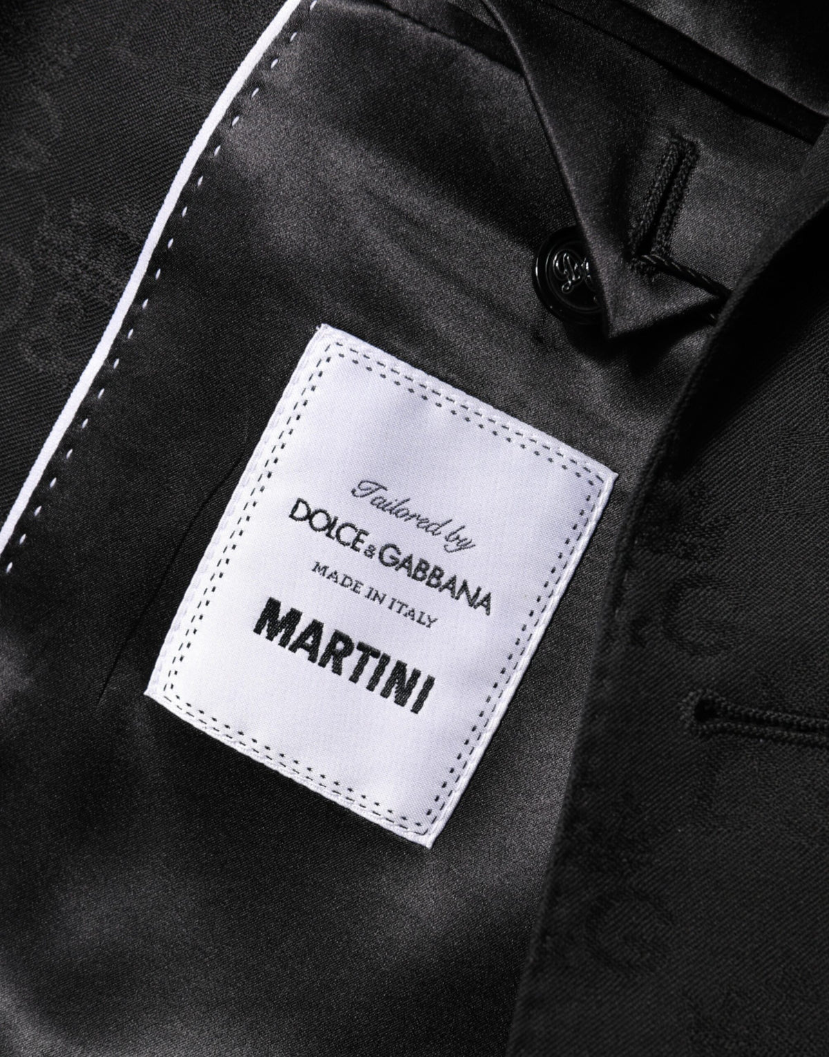 Dolce & Gabbana Black MARTINI 2 Buttons Suit Jacket Blazer - Eljoys Fashion 