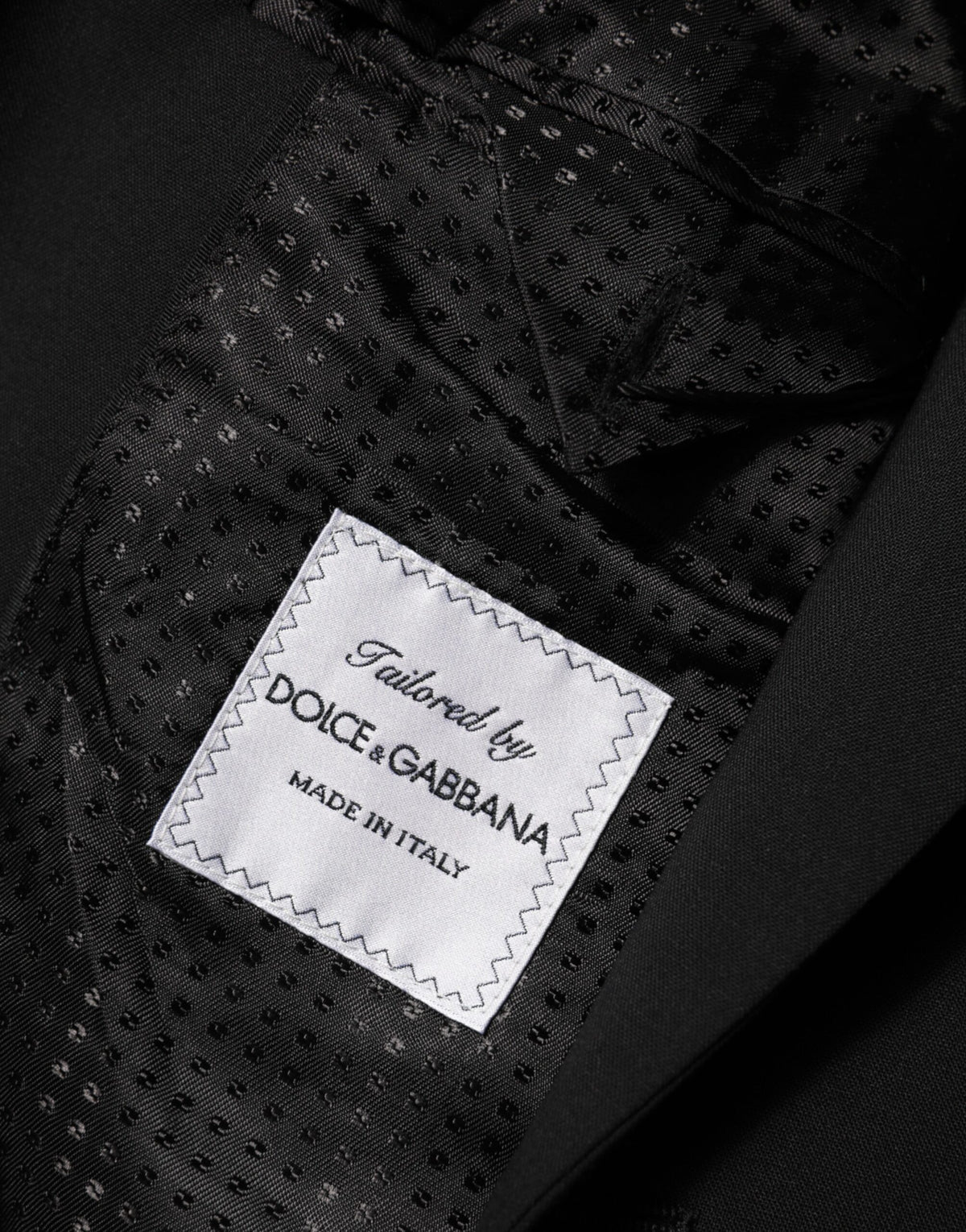 Dolce & Gabbana Black Wool 2 Buttons Suit Men Jacket Blazer - Eljoys Fashion 