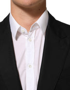 Dolce & Gabbana Black Wool 2 Buttons Suit Men Jacket Blazer - Eljoys Fashion 