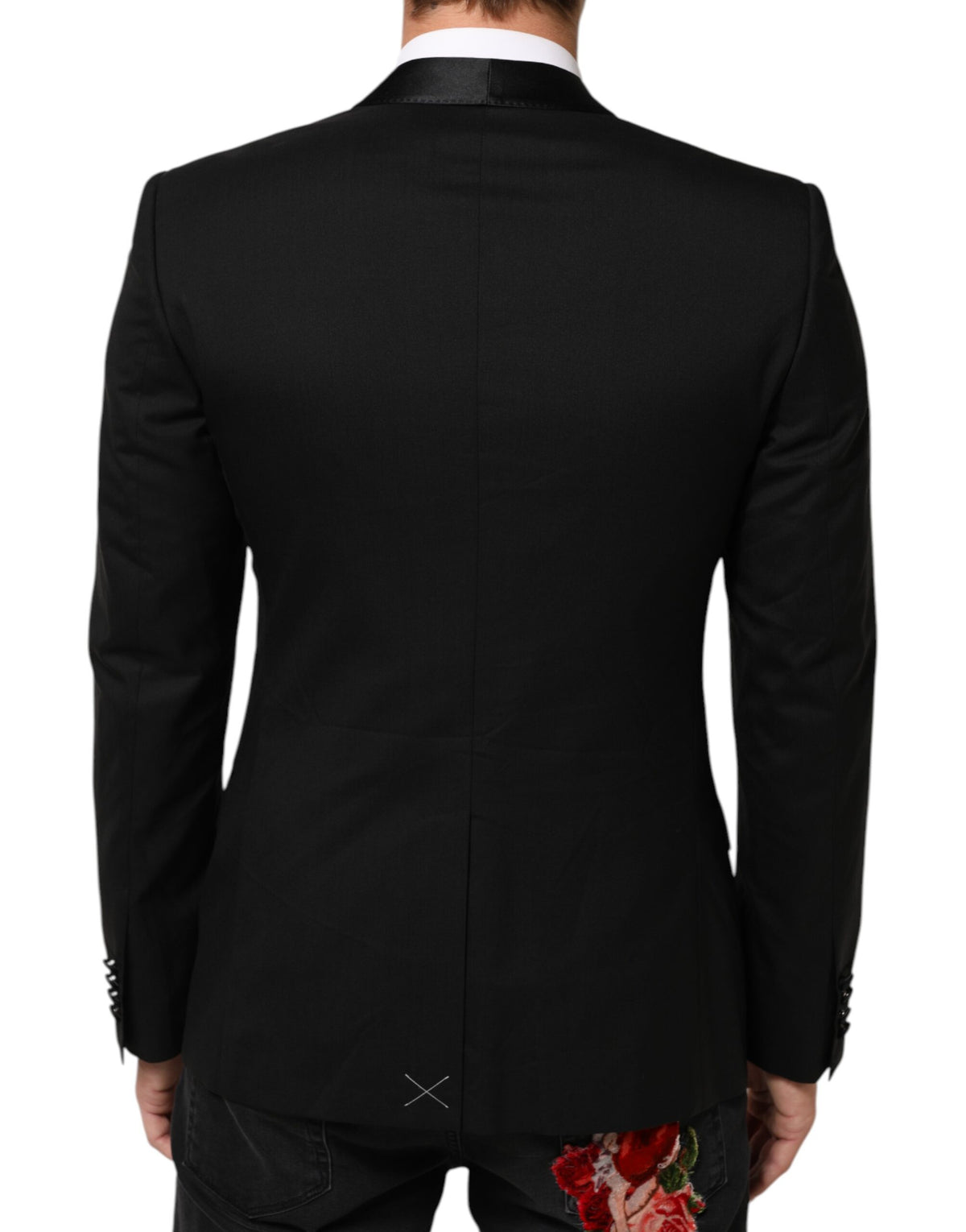 Dolce & Gabbana Black MARTINI 1 Button Suit Jacket Blazer - Eljoys Fashion 