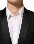 Dolce & Gabbana Black MARTINI 1 Button Suit Jacket Blazer - Eljoys Fashion 