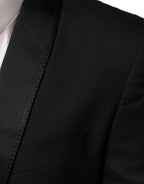 Dolce & Gabbana Black MARTINI 1 Button Suit Jacket Blazer - Eljoys Fashion 