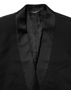 Dolce & Gabbana Black MARTINI 1 Button Suit Jacket Blazer - Eljoys Fashion 