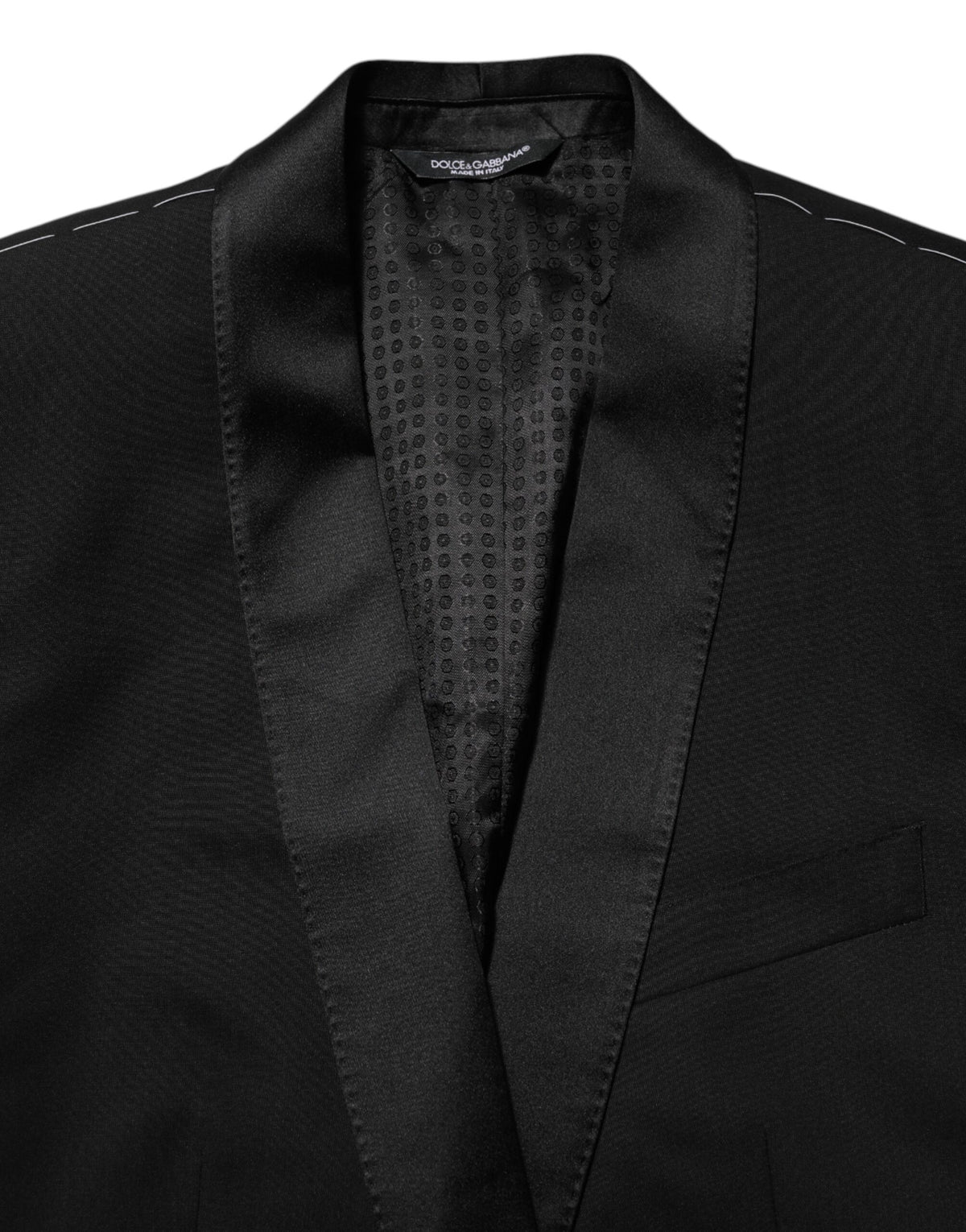 Dolce & Gabbana Black MARTINI 1 Button Suit Jacket Blazer - Eljoys Fashion 