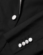 Dolce & Gabbana Black White MARTINI 1 Button Men Suit Blazer - Eljoys Fashion 