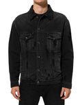 Dolce & Gabbana Black Cotton Stretch Denim Blouson Jacket - Eljoys Fashion 