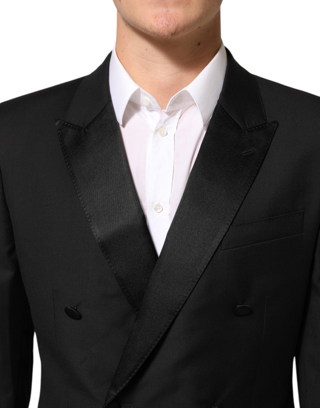 Dolce & Gabbana Black MARTINI Double-Breasted Suit Blazer - Eljoys Fashion 
