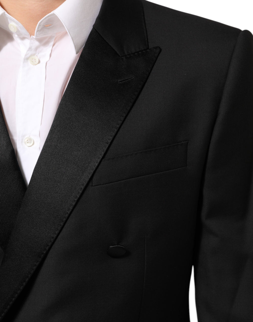 Dolce & Gabbana Black MARTINI Double-Breasted Suit Blazer - Eljoys Fashion 