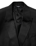 Dolce & Gabbana Black MARTINI Double-Breasted Suit Blazer - Eljoys Fashion 