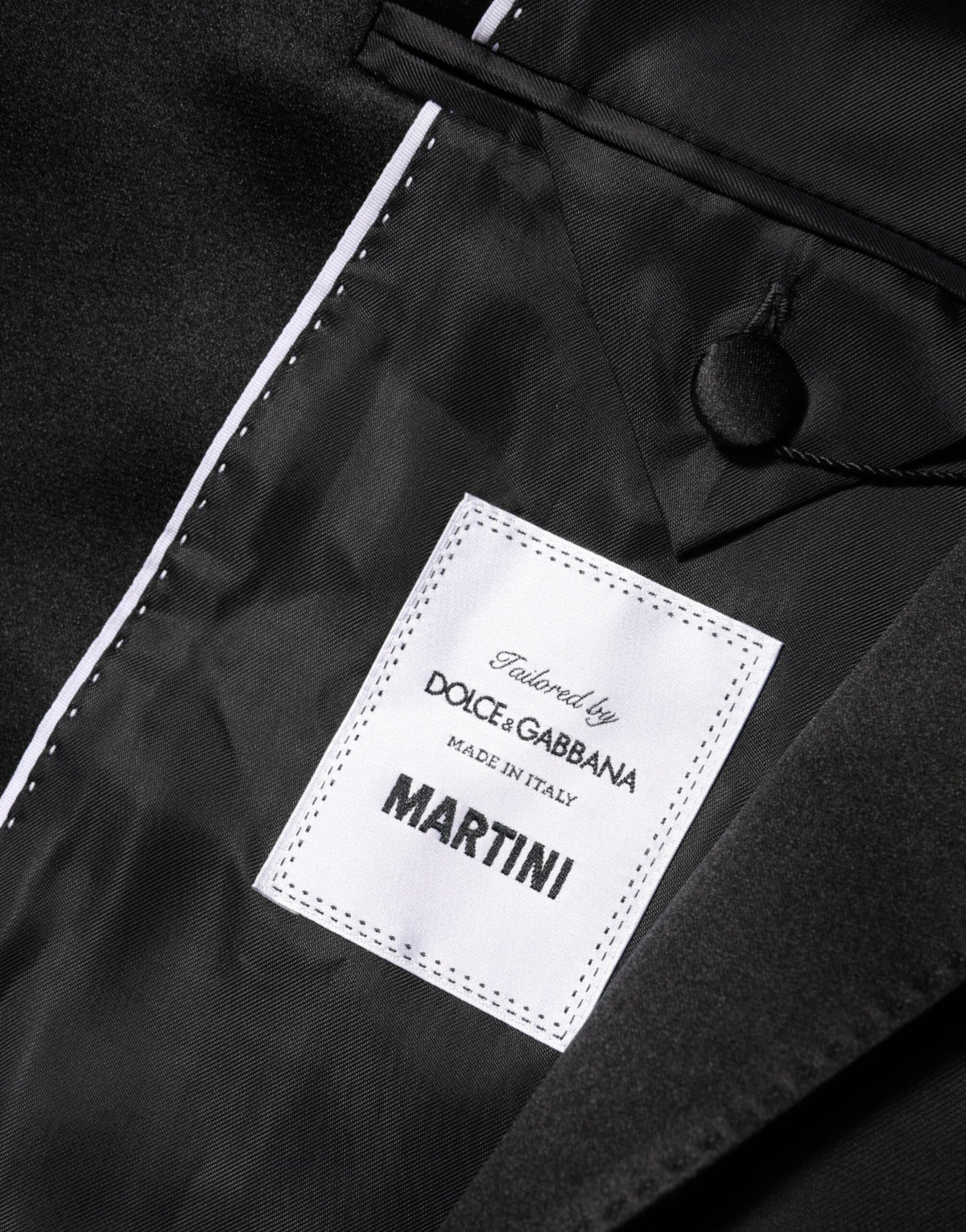 Dolce & Gabbana Black MARTINI Double-Breasted Suit Blazer - Eljoys Fashion 