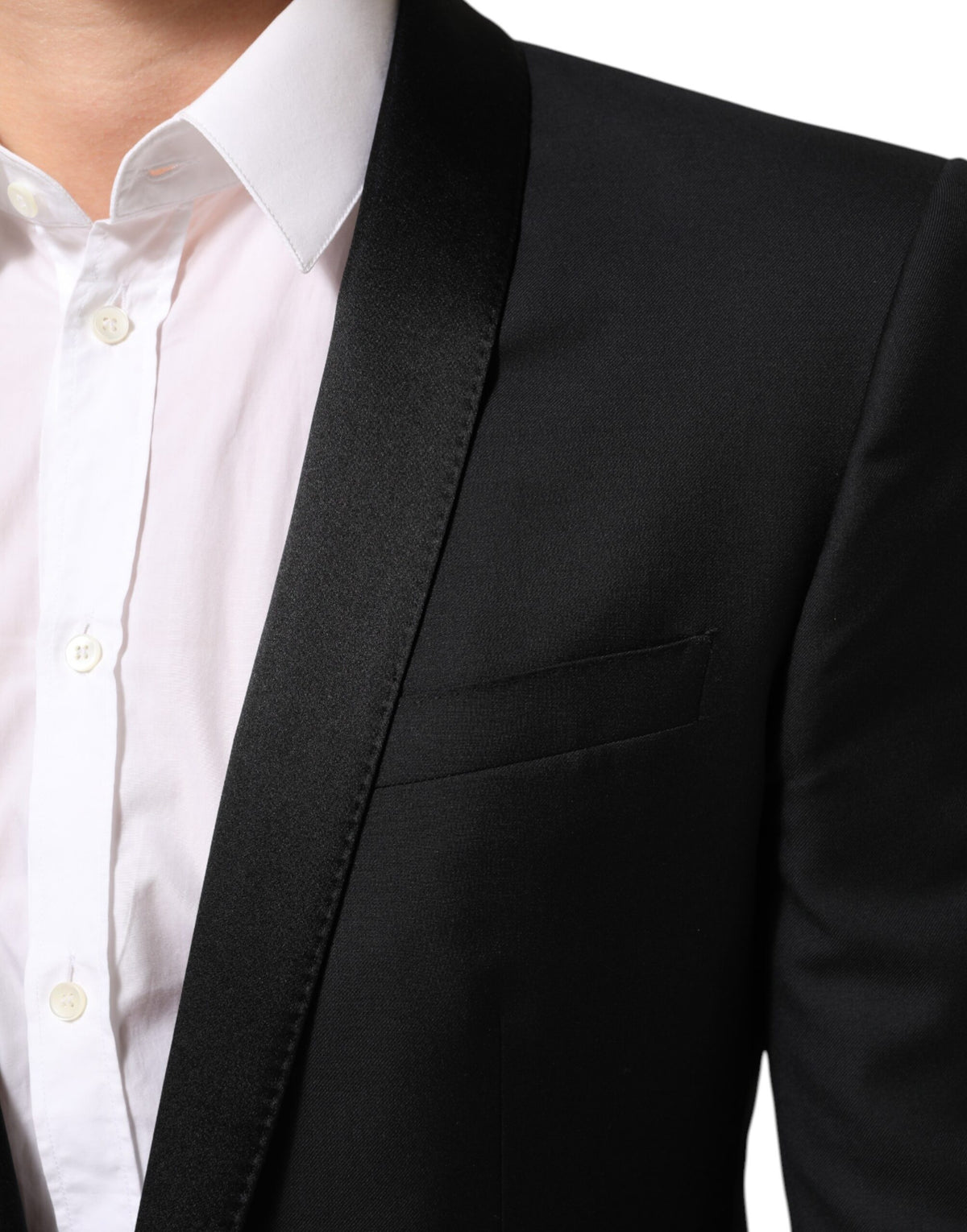 Dolce & Gabbana Black GOLD 1 Button Suit Jacket Men Blazer - Eljoys Fashion 