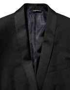 Dolce & Gabbana Black GOLD 1 Button Suit Jacket Men Blazer - Eljoys Fashion 