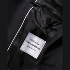 Dolce & Gabbana Black Wool 2 Buttons Suit Jacket Men Blazer Dolce & Gabbana
