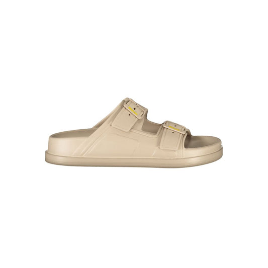 Blauer Beige Polyethylene Sandal
