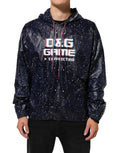 Dolce & Gabbana Blue D&G Game Hooded Men Sweatshirt Sweater - Eljoys Fashion 