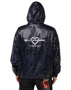 Dolce & Gabbana Blue D&G Game Hooded Men Sweatshirt Sweater - Eljoys Fashion 