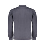 Blue cotton men's sweatshirt by Pepe Jeans, featuring a classic fit and casual style, shown in a close-up front view.