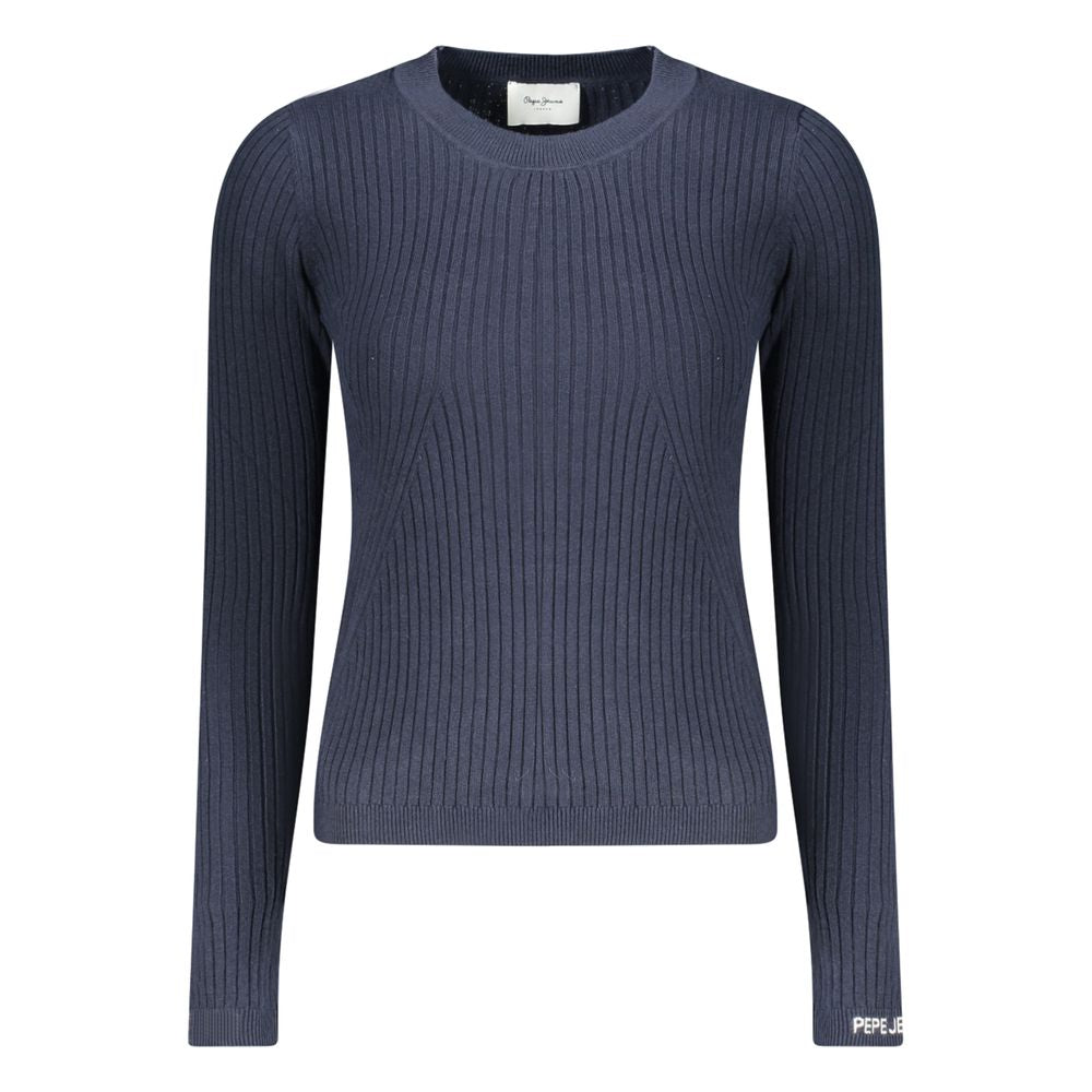 Pepe Jeans Blue Cotton Women's Sweater - Eljoys Fashion 