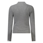 Pepe Jeans women's gray cotton sweater with long sleeves and a relaxed fit, perfect for casual wear.