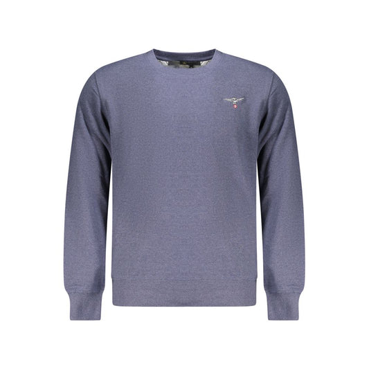 Accademia Militare Blue Cotton Men Sweater Accademia Militare