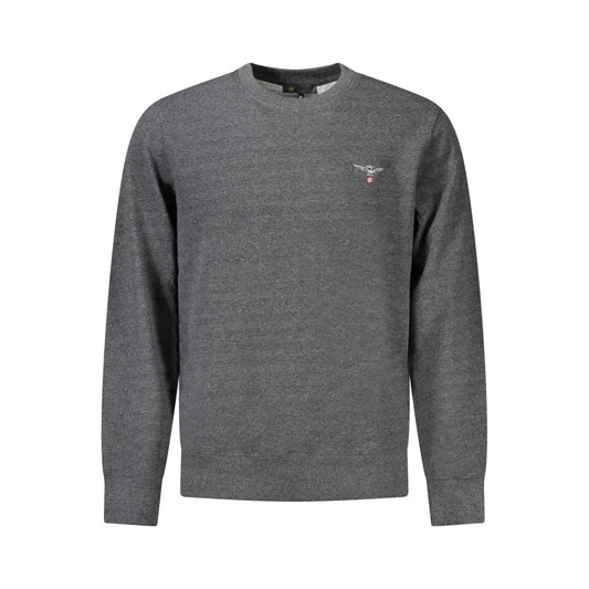 Accademia Militare Gray Cotton Men Sweater Accademia Militare
