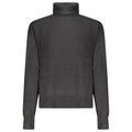 Pepe Jeans black cotton women's sweater with long sleeves and crew neckline, casual and comfortable for everyday wear.