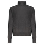 Pepe Jeans black cotton women's sweater with long sleeves and crew neckline, casual and comfortable for everyday wear.