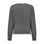 Pepe Jeans Nero cotton women’s sweater with long sleeves and crew neckline, stylish knit casual top.