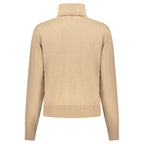 Pepe Jeans Beige Cotton Women Sweater - Eljoys Fashion 