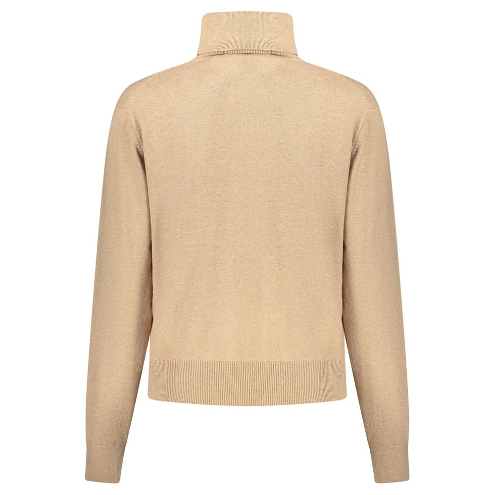 Pepe Jeans Beige Cotton Women Sweater - Eljoys Fashion 