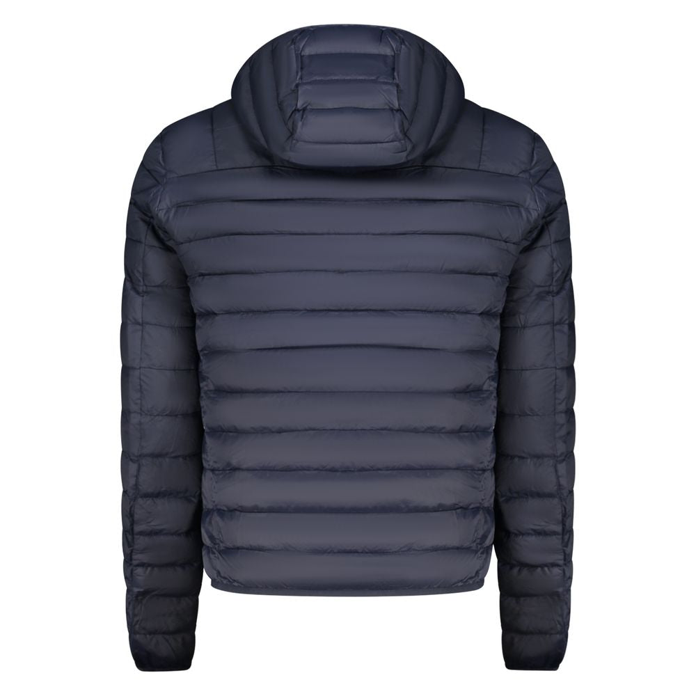 Cavalli Class Blu Polyester Men Light Jacket Cavalli Class