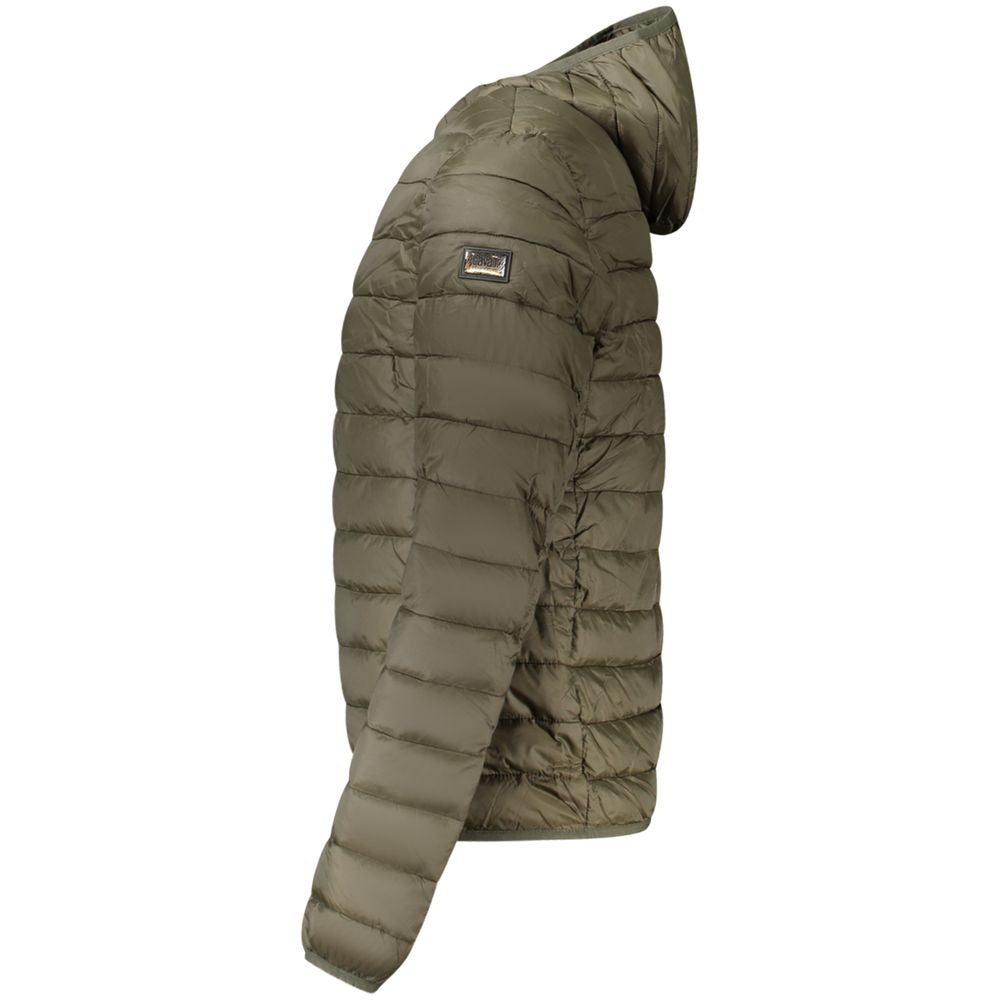 Cavalli Class Verde Polyester Men's Jacket - Eljoys Fashion 